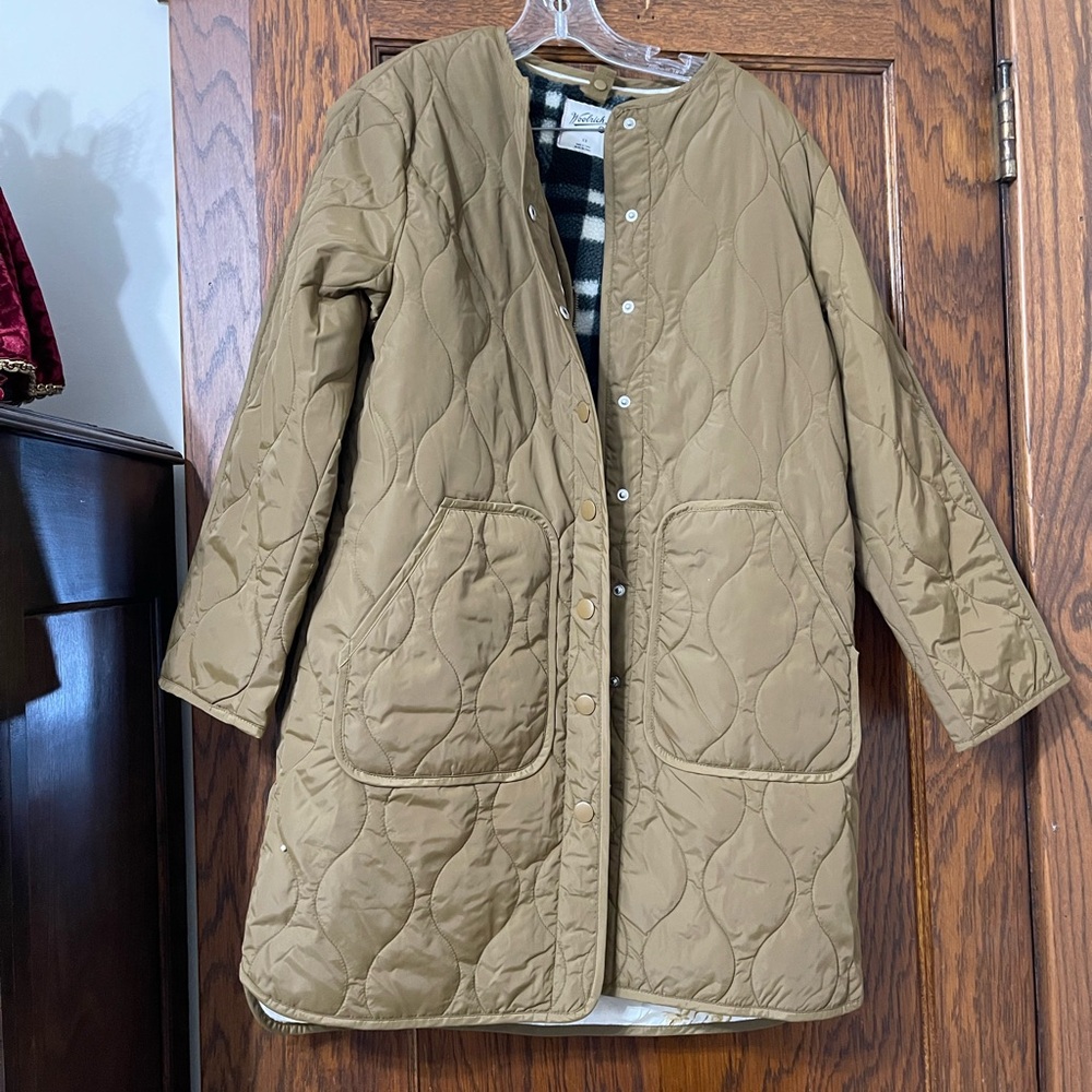 Woolrich Tan Quilted Puffer Jacket